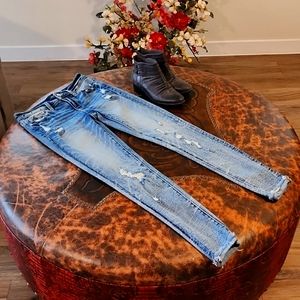 Buckle Black Skinny Jeans